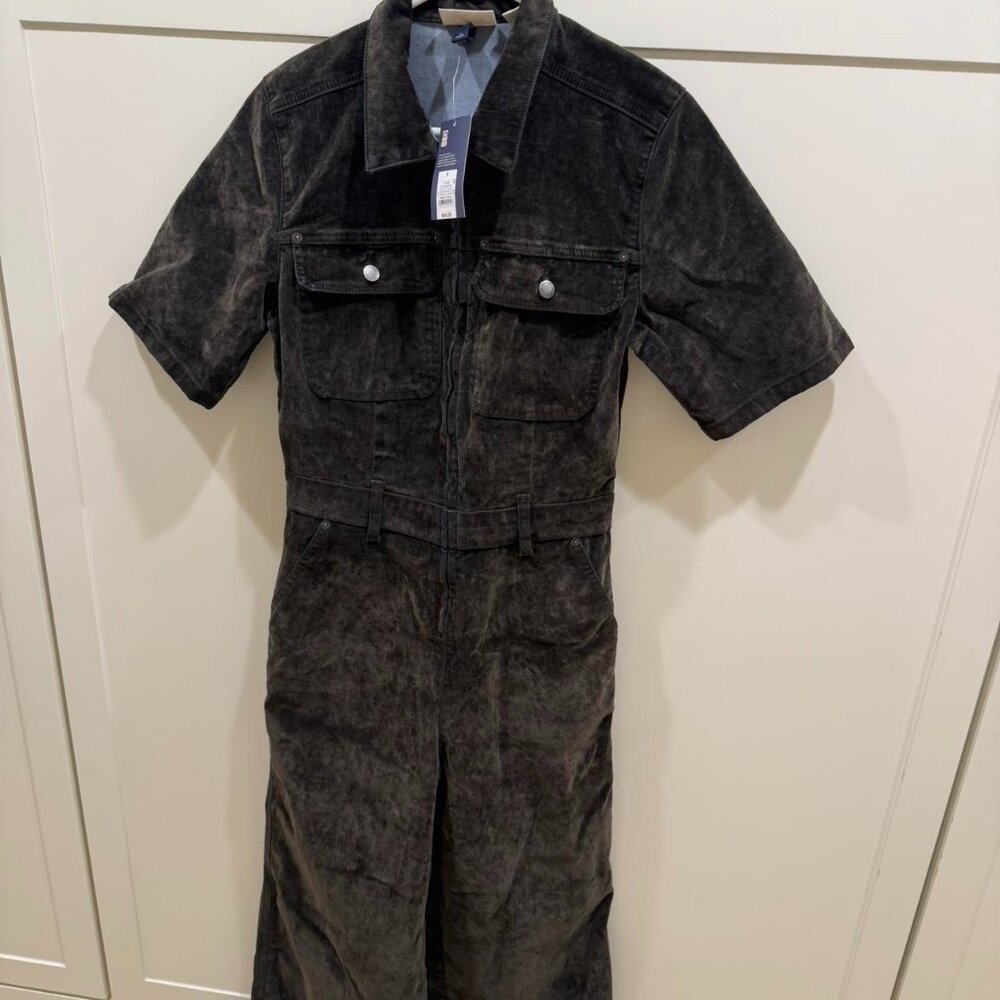 Universal Thread Olive Green Corduroy Jumpsuit Relaxed Fit Size 6 NWT